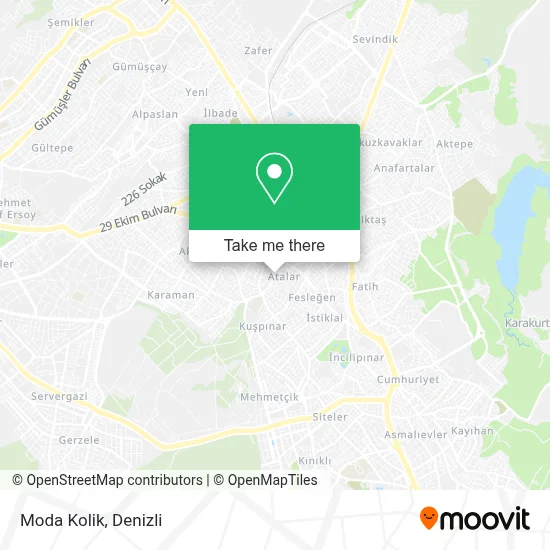 Moda Kolik map
