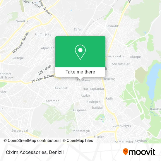 Cixim Accessories map
