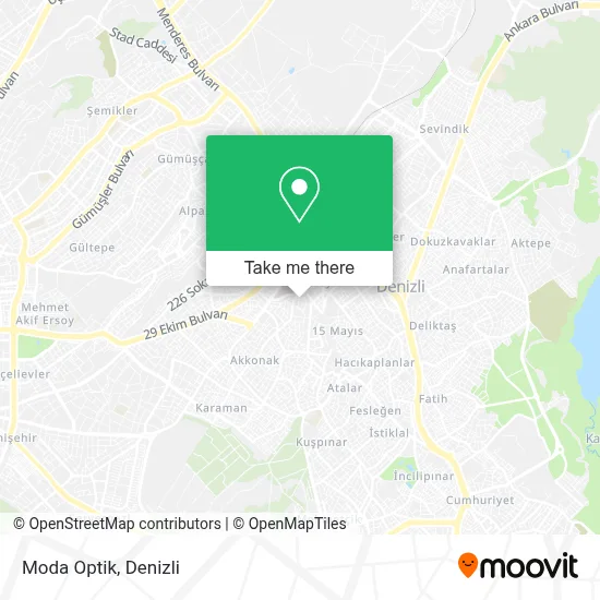 Moda Optik map