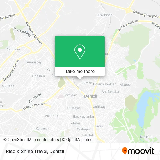 Rise & Shine Travel map