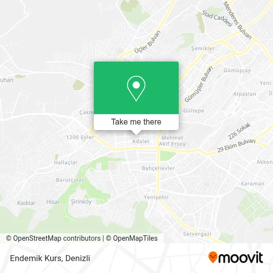 Endemik Kurs map