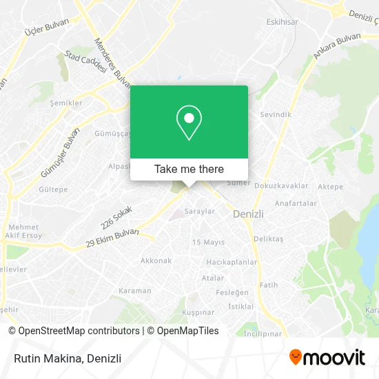 Rutin Makina map