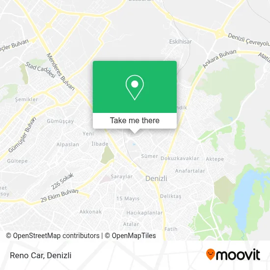 Reno Car map