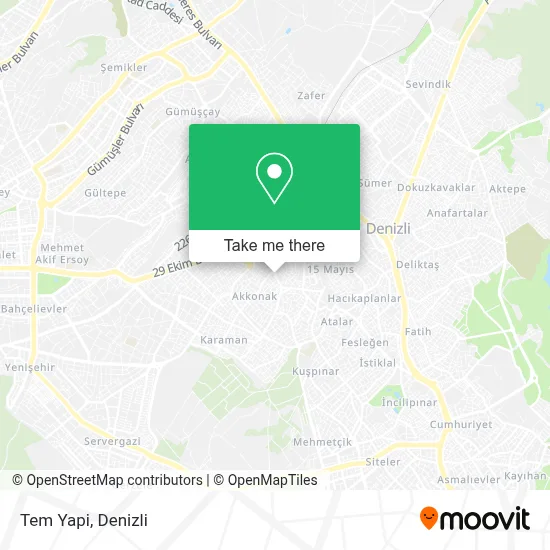 Tem Yapi map
