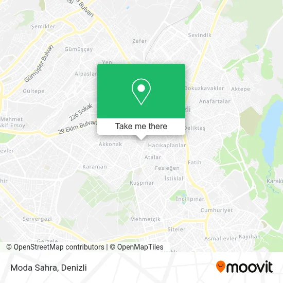 Moda Sahra map