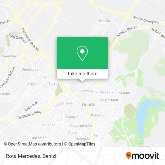 Rota Mercedes map