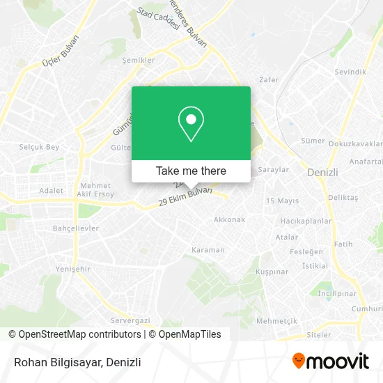 Rohan Bilgisayar map
