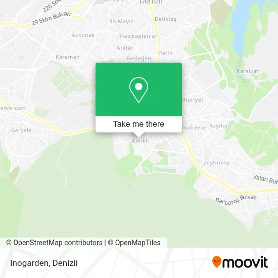 Inogarden map