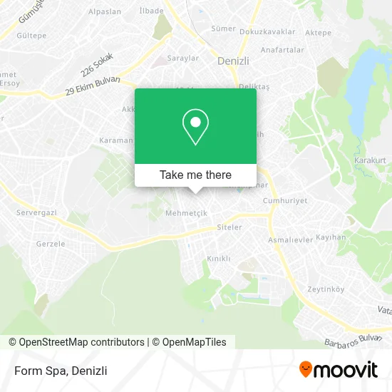 Form Spa map