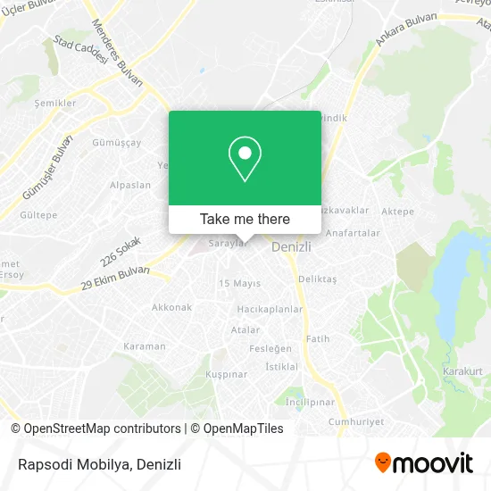 Rapsodi Mobilya map