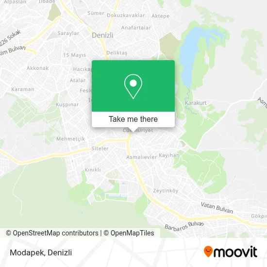 Modapek map