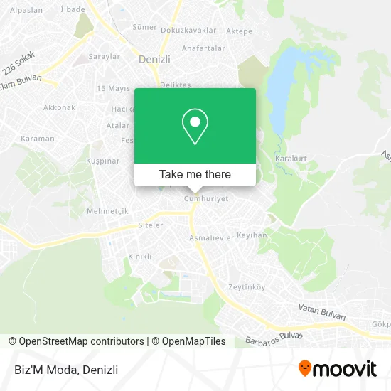 Biz'M Moda map