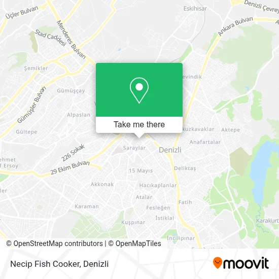 Necip Fish Cooker map