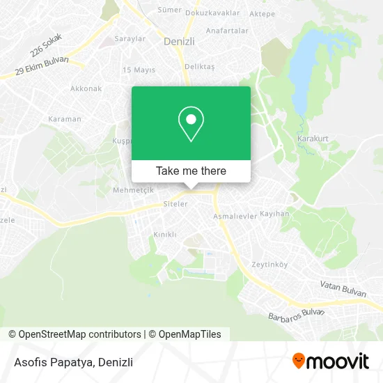 Asofis Papatya map