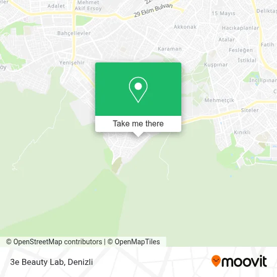 3e Beauty Lab map