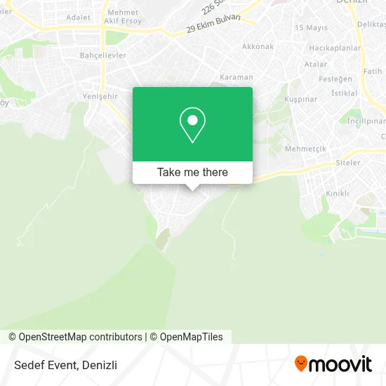Sedef Event map
