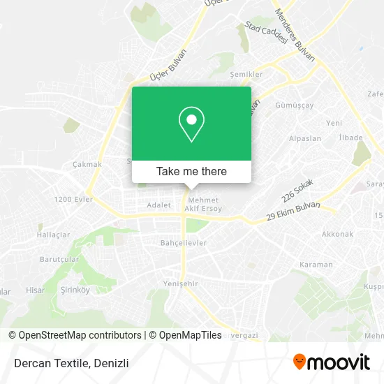 Dercan Textile map