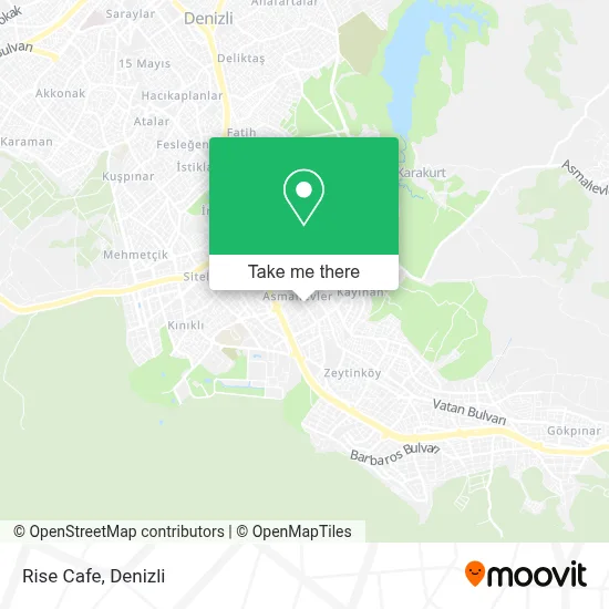 Rise Cafe map