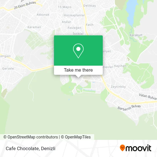 Cafe Chocolate map