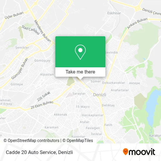 Cadde 20 Auto Service map