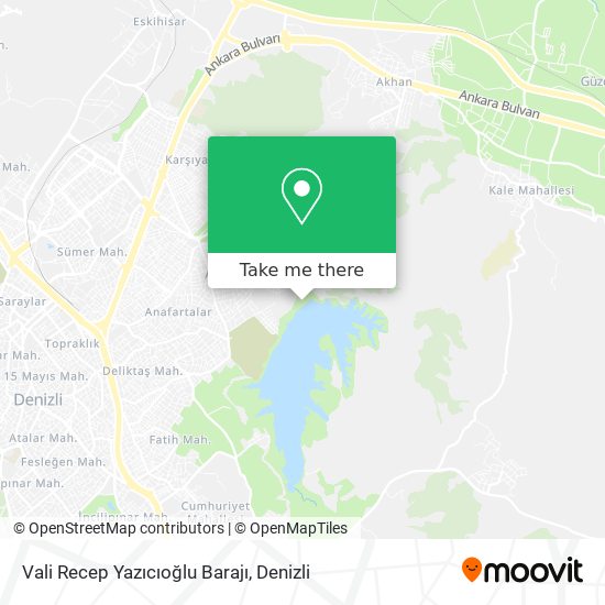 Vali Recep Yazıcıoğlu Barajı map