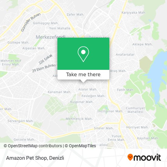 Amazon Pet Shop map