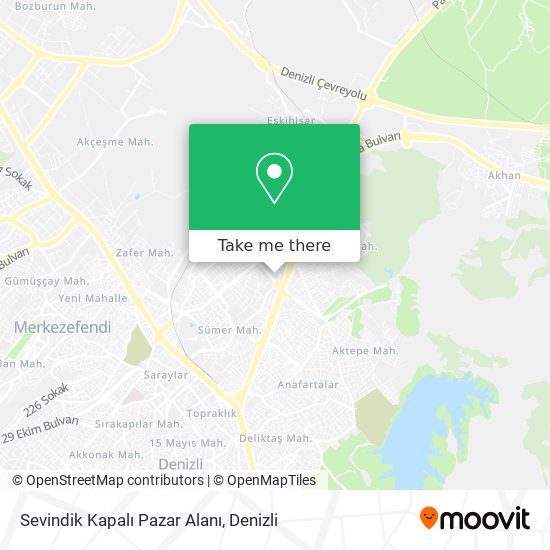 Sevindik Kapalı Pazar Alanı map