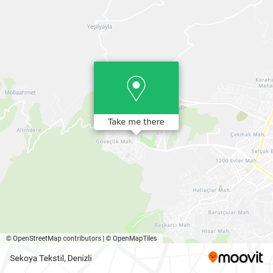 Sekoya Tekstil map