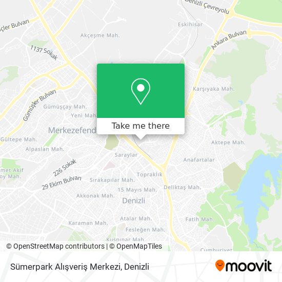 Sümerpark Alışveriş Merkezi map