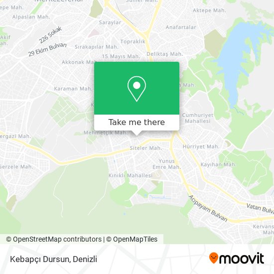 Kebapçı Dursun map