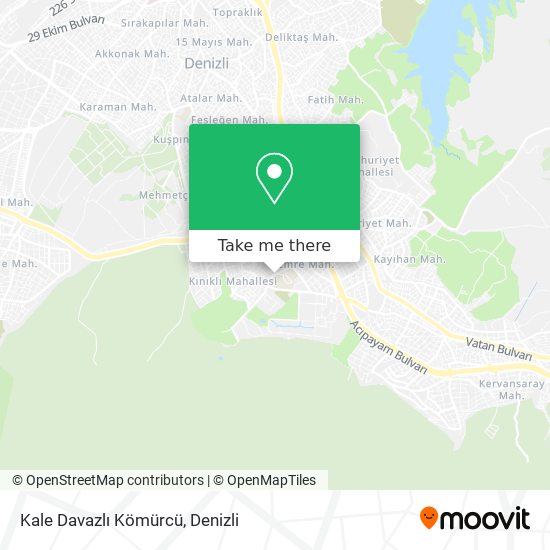 Kale Davazlı Kömürcü map