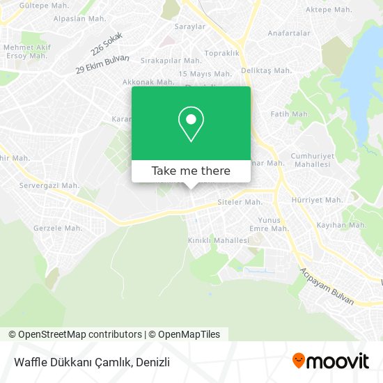 Waffle Dükkanı Çamlık map