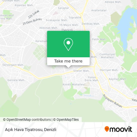 Açık Hava Tiyatrosu map