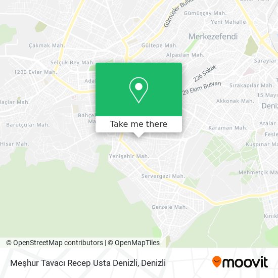 Meşhur Tavacı Recep Usta Denizli map