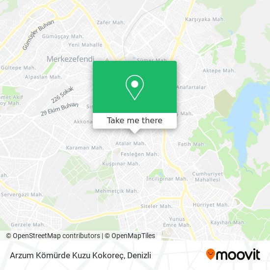 Arzum Kömürde Kuzu Kokoreç map