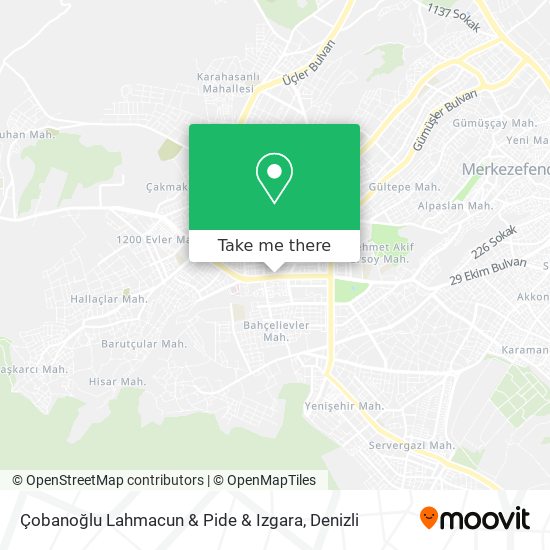Çobanoğlu Lahmacun & Pide & Izgara map