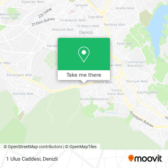 1 Ulus Caddesi map