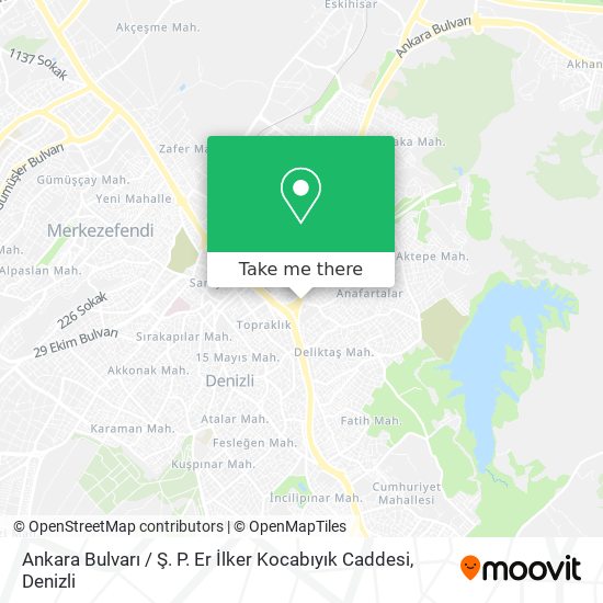 Ankara Bulvarı / Ş. P. Er İlker Kocabıyık Caddesi map