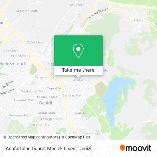 Anafartalar Ticaret Meslek Lisesi map