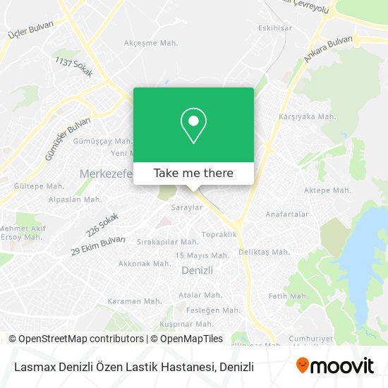 Lasmax Denizli Özen Lastik Hastanesi map