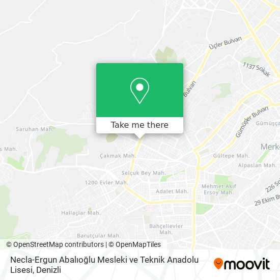 Necla-Ergun Abalıoğlu Mesleki ve Teknik Anadolu Lisesi map