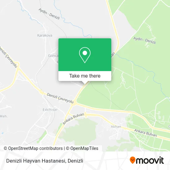 Denizli Hayvan Hastanesi map