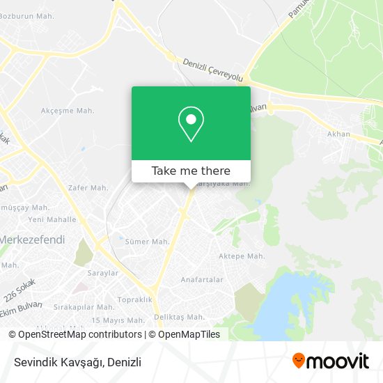 Sevindik Kavşağı map