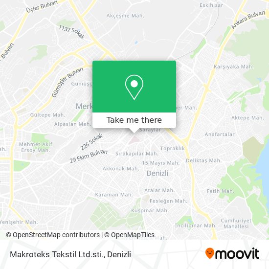 Makroteks Tekstil Ltd.sti. map