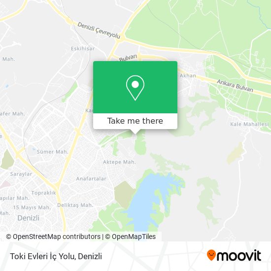 Toki Evleri İç Yolu map