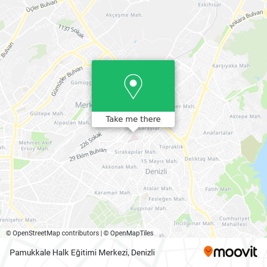 Pamukkale Halk Eğitimi Merkezi map
