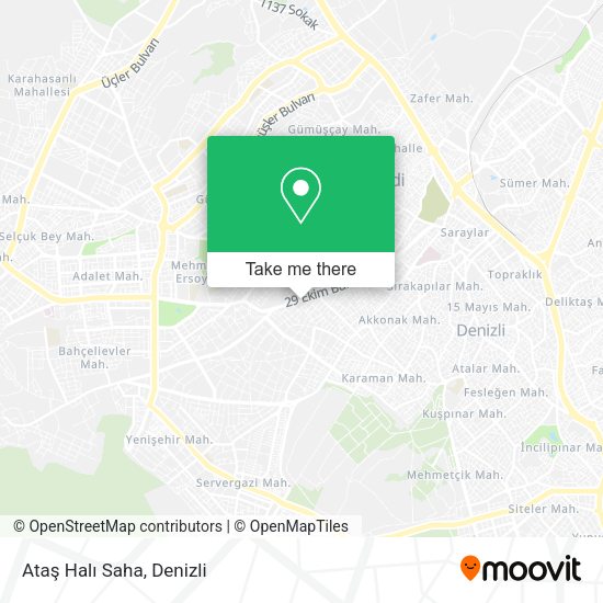how to get to atas hali saha in merkez by bus