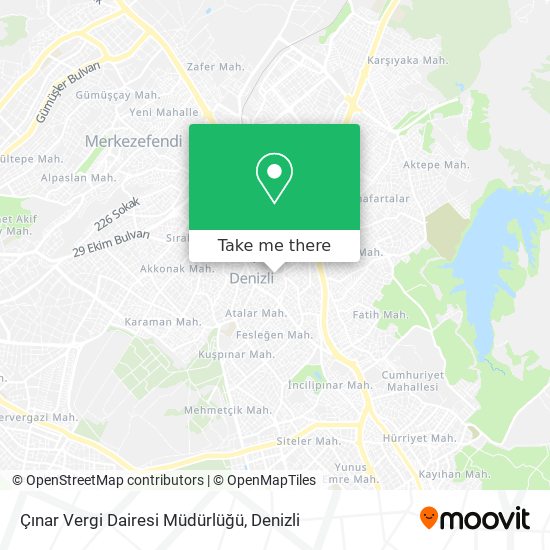 Çınar Vergi Dairesi Müdürlüğü map