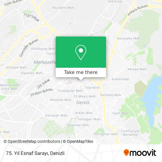 75. Yıl Esnaf Sarayı map