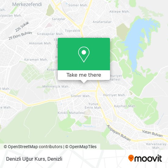 Denizli Uğur Kurs map